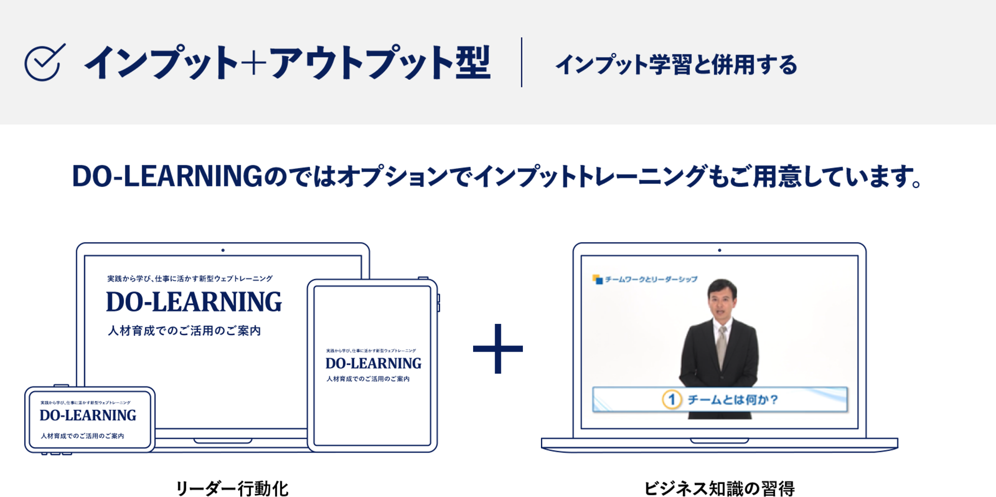インプット＋アウトプット型